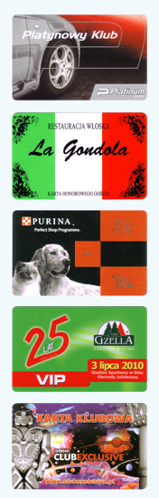 Karty plastikowe Karty plastikowe